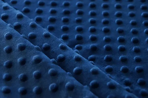58/60" Navy Minky Dot Fabric By The Yard