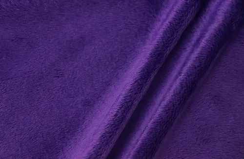 58/60" Purple Minky Fabric By The Yard