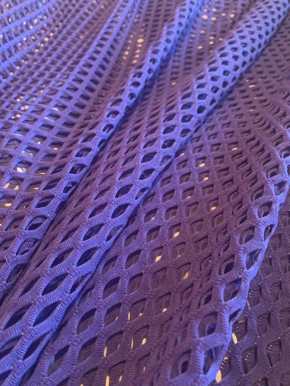 58" Purple Poly Mesh Fabric BTY 75% Poly, 17% Nylon, 8% Spandex