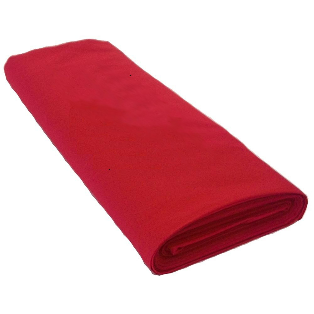 Red Broadcloth Fabric 45" - By The Yard