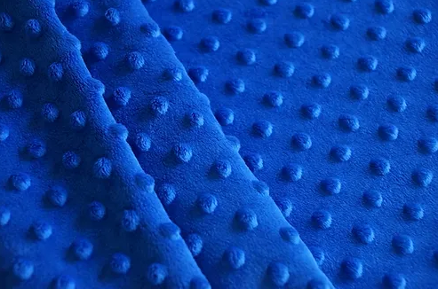 58/60" Royal Minky Dot Fabric By The Yard