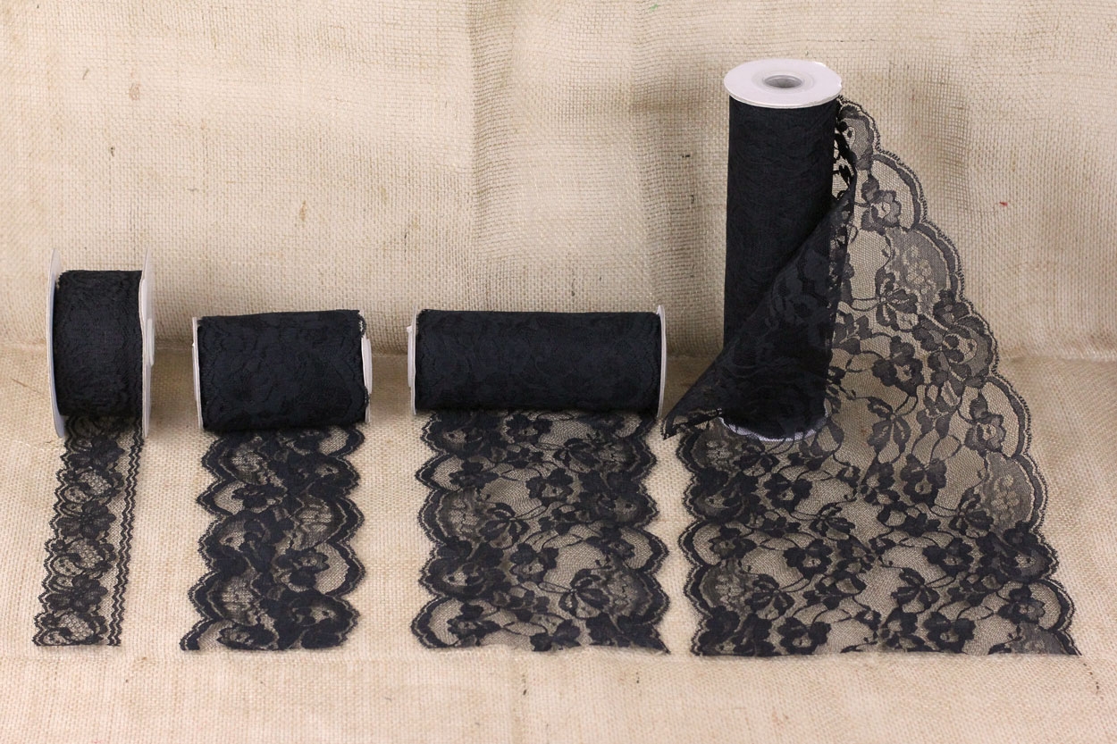 118" Black Voile Fabric By The Yard - Click Image to Close