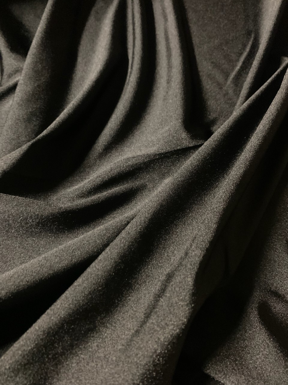 58/60" Black Spandex Nylon Fabric By The Yard - Activewear