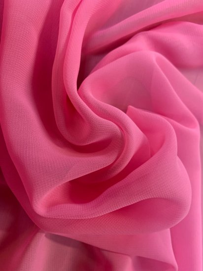 (image for) 58" Bubblegum Chiffon Fabric - 100 Yard Roll