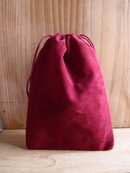 Burgundy Velvet Bags 5" x 7" (100 Pk) - Click Image to Close
