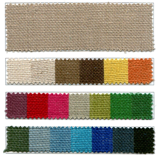 Colored Burlap Sample 5 Pack