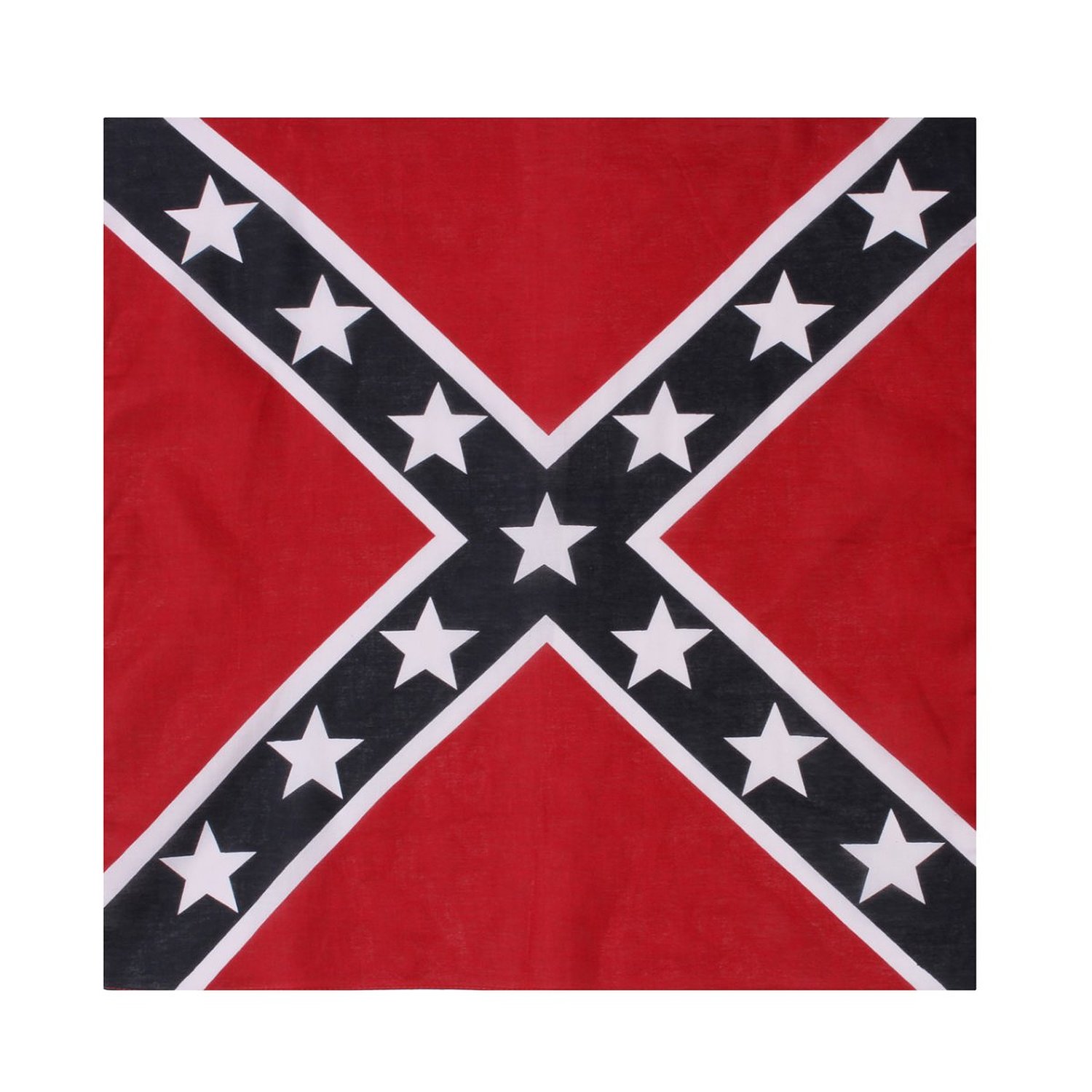 Confederate Flag Bandana 22" x 22" - 100% Cotton