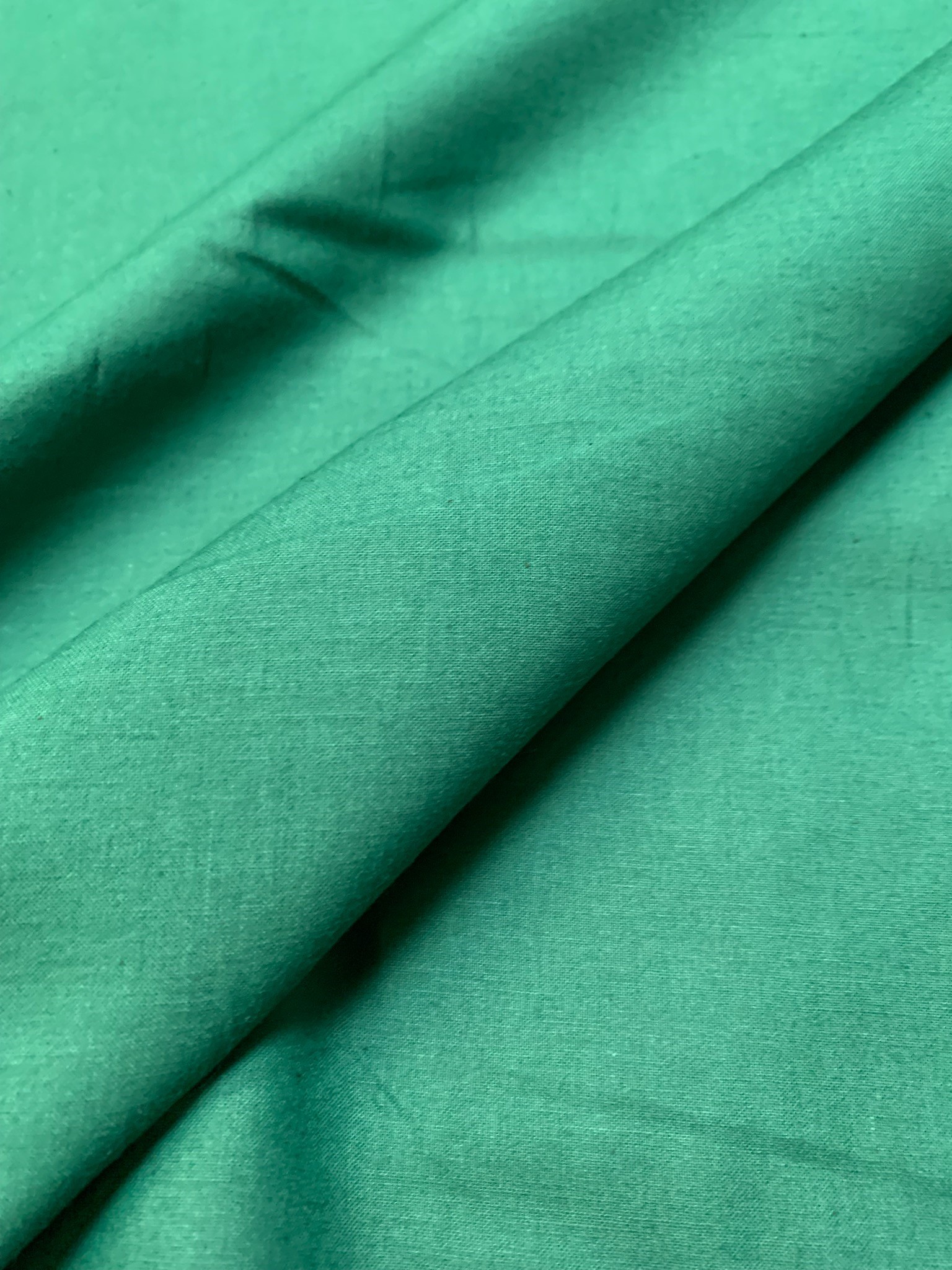 45" Green Muslin Fabric - By The Yard 100% Cotton