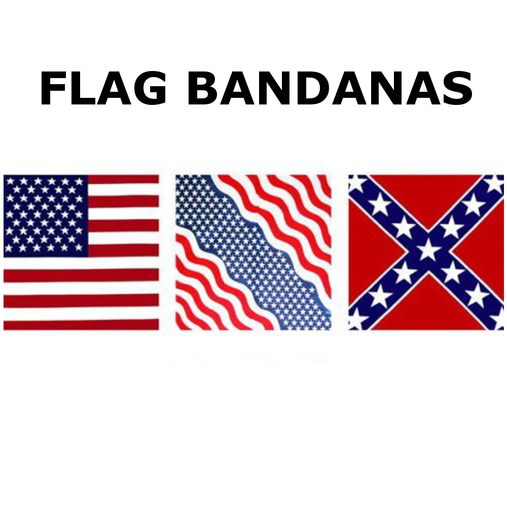 Flag Bandanas 22" x 22"