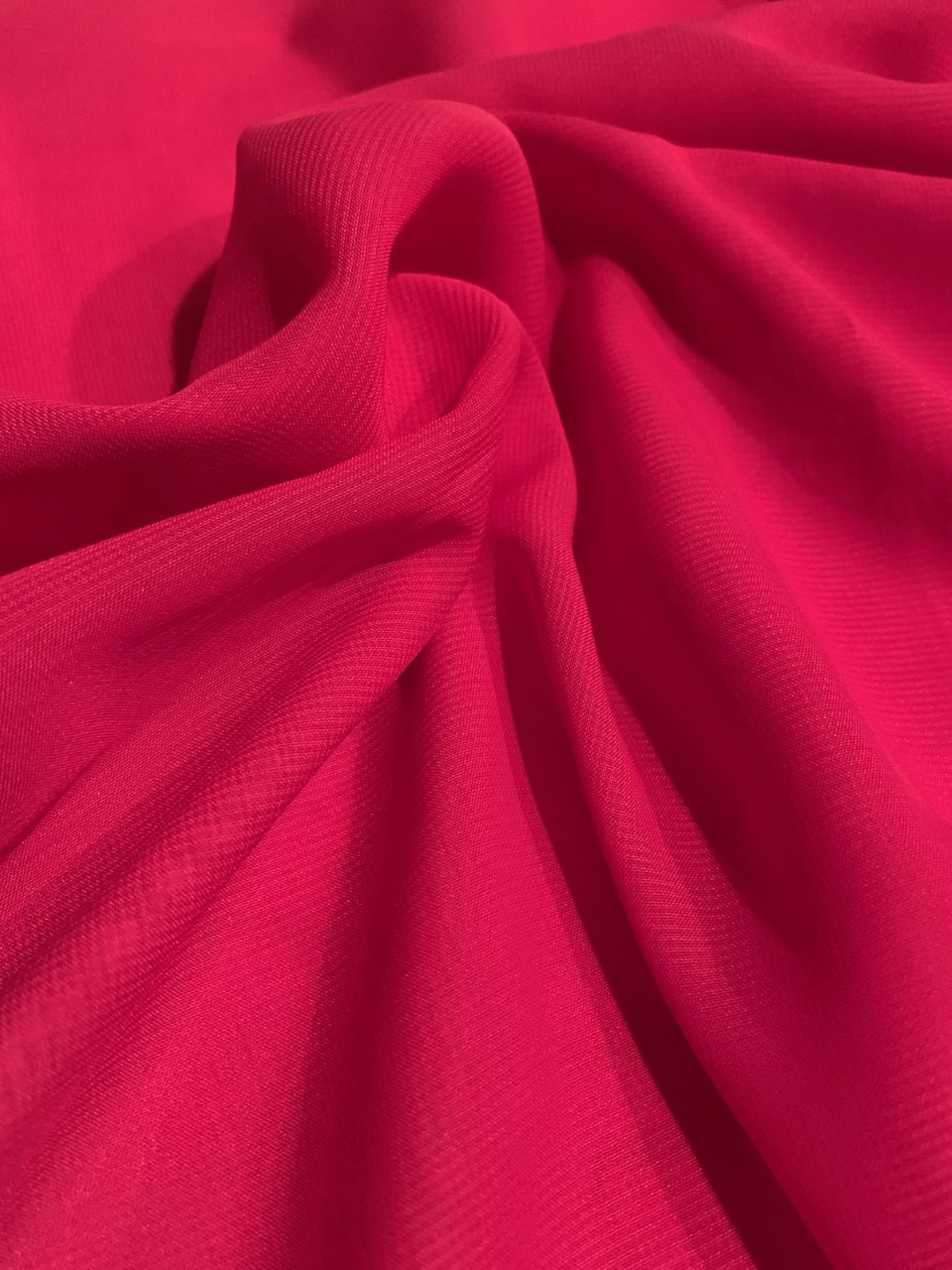 58" Fuchsia Chiffon Fabric By The Yard - Polyester
