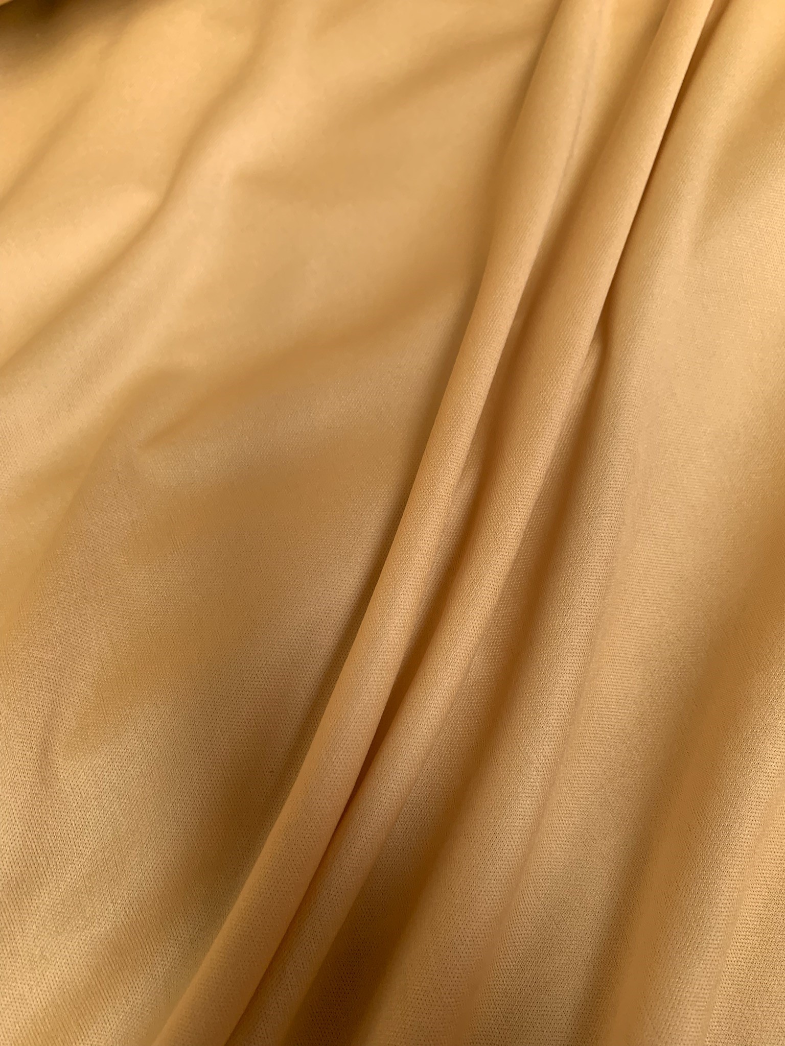 58/60" Gold Interlock Fabric By The Yard