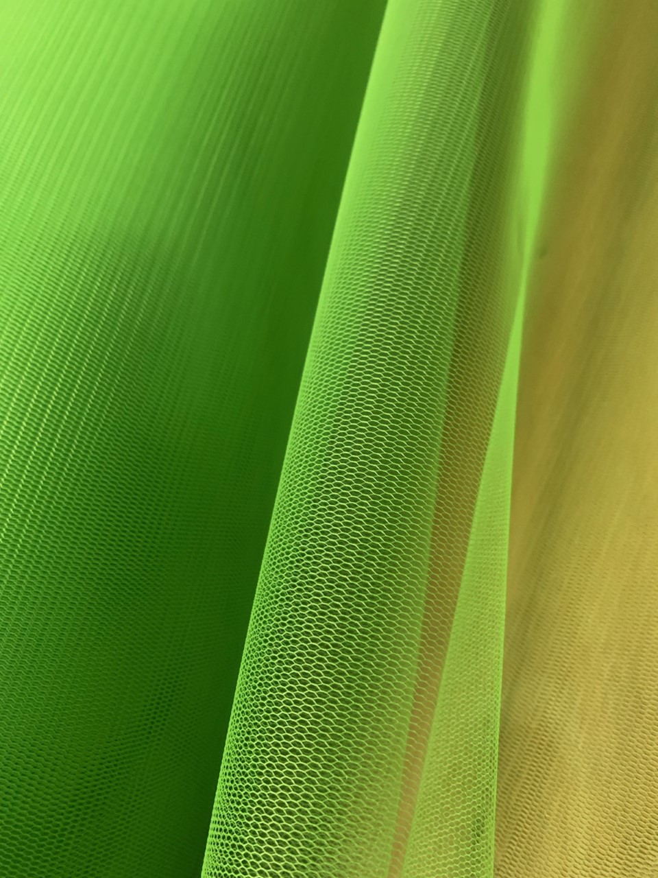 58/60" Lime Hard Net Crinoline Fabric BTY 100% Polyester