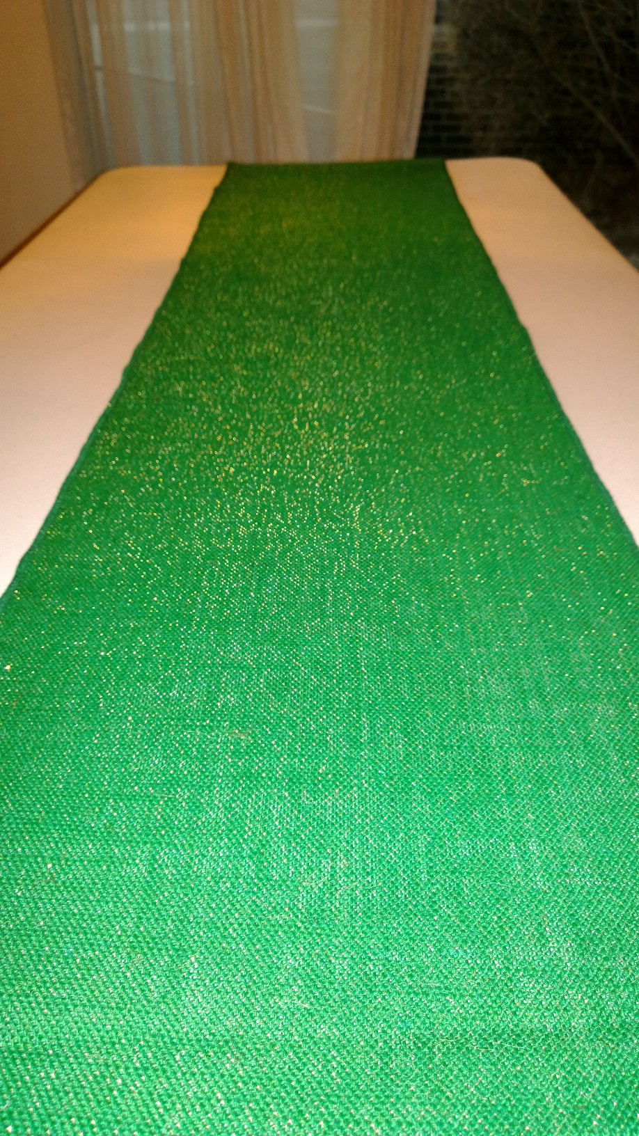 60" STABRIGHT GREEN BURLAP - BY THE YARD - Click Image to Close