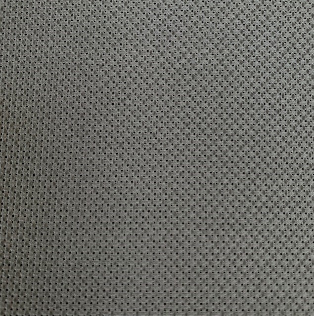 Grey 14 Count Aida Cloth 60" Wide By The Yard - Click Image to Close