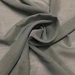 (image for) 58" Grey Chiffon Fabric - 100 Yard Roll