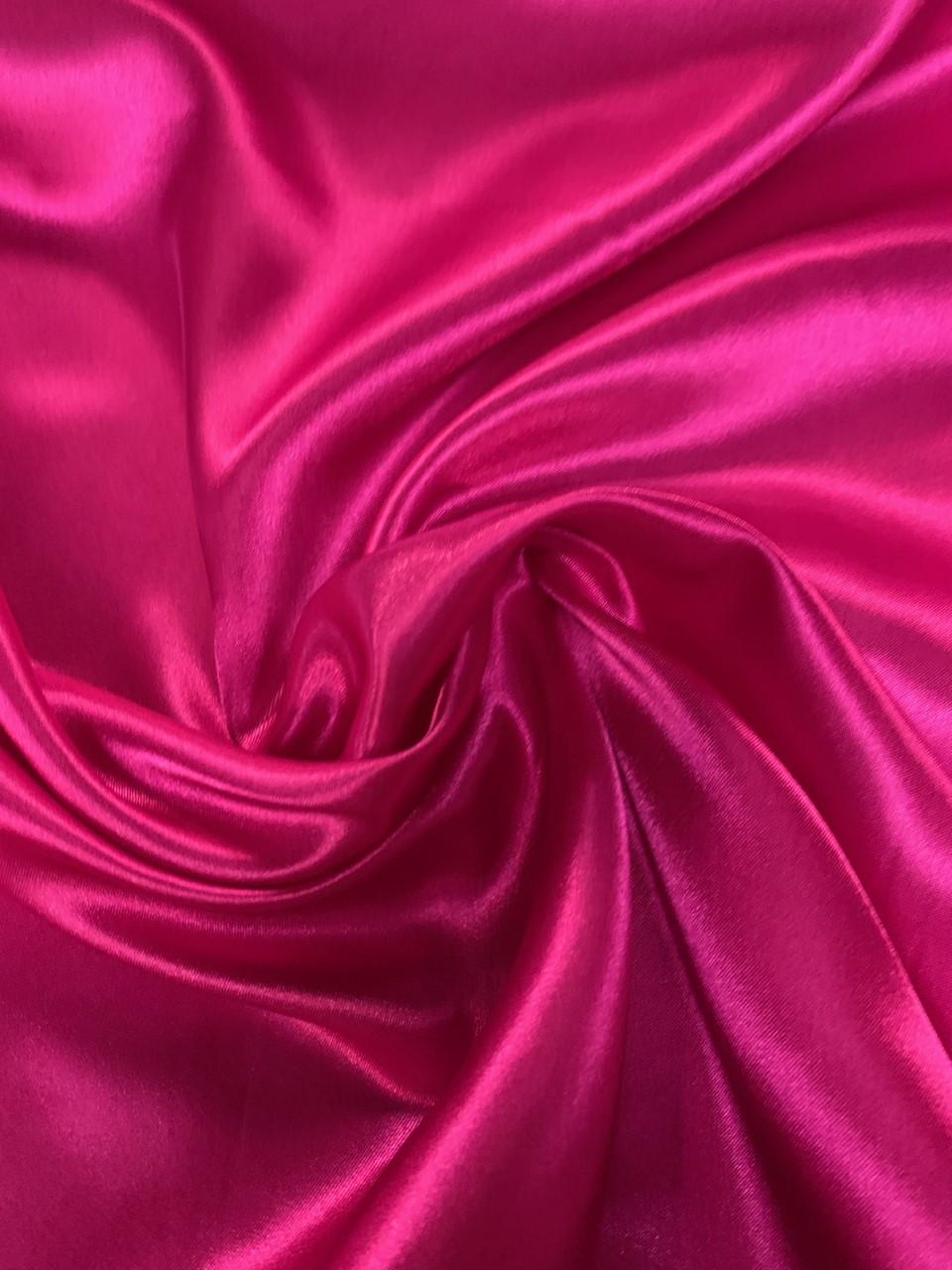 58/60" Hot Pink Charmeuse Satin Fabric By The Yard