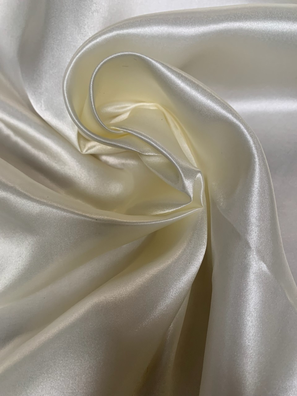 58/60" Ivory Charmeuse Satin Fabric By The Yard