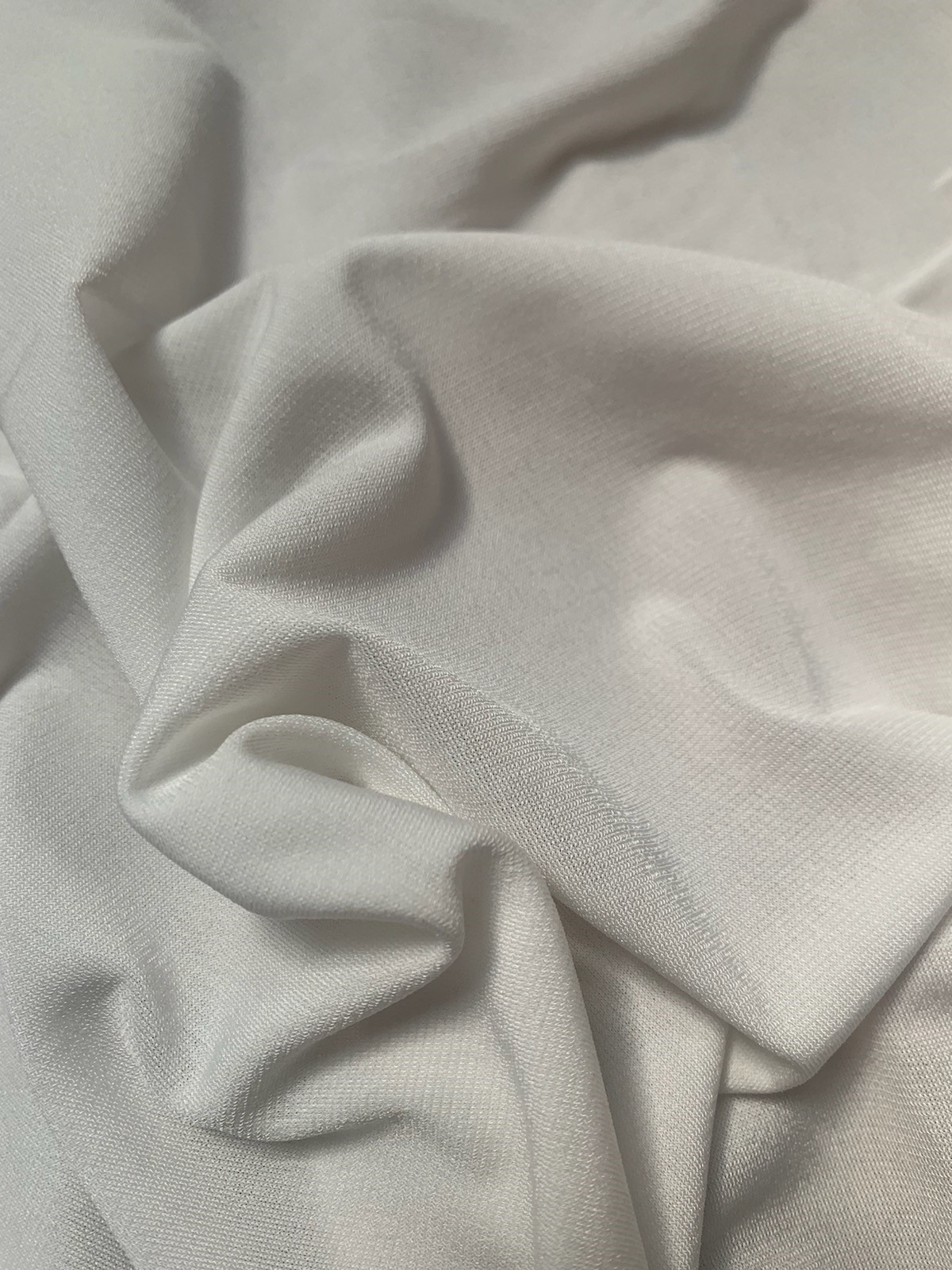 58/60" Ivory ITY Knit Jersey Fabric By The Yard