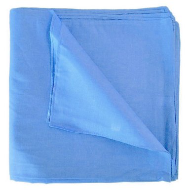 Light Blue Bandanas - Solid Color 22" x 22" (12 Pack)