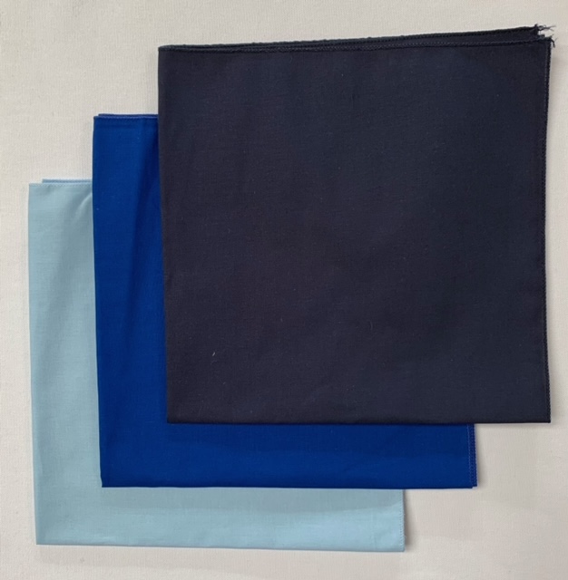 Light Blue Paisley Bandana (100% Cotton) - 22" x 22" 12 Pack