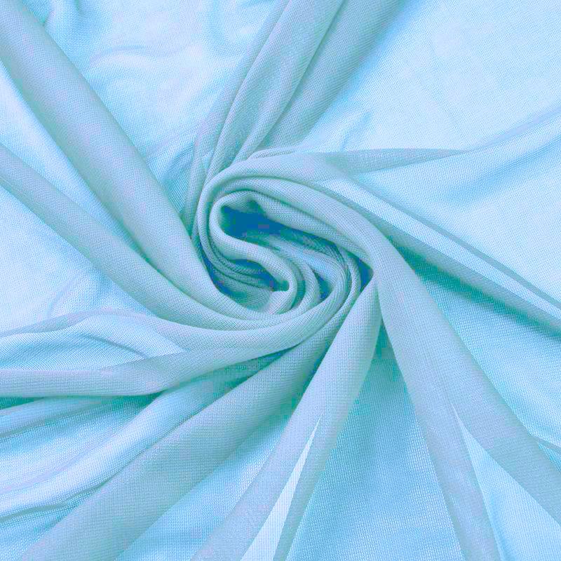58" Light Blue Chiffon Fabric By The Yard - Polyester