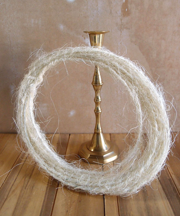 Wired Natural Sisal Twine - 10 Meters - Click Image to Close