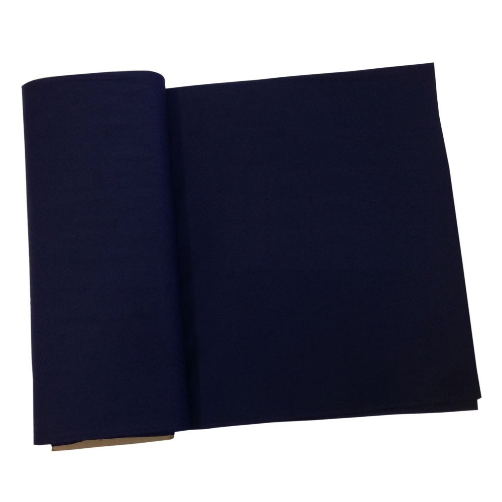 Navy Broadcloth Fabric 45" - Per Yard - Click Image to Close