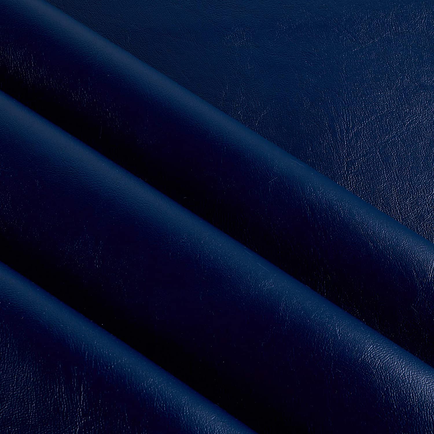 54" Navy Leather-like Upholstery Vinyl - Per Yard - Click Image to Close