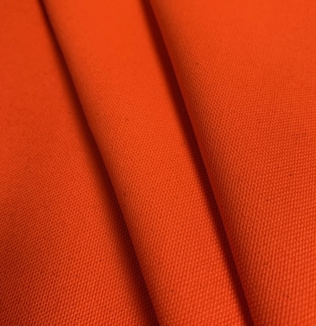 Orange Duck Cloth - 60" By The Yard