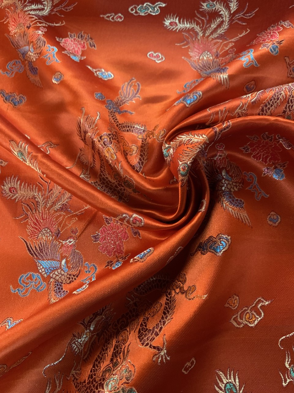 Orange Duck Cloth - 60" By The Yard - Click Image to Close
