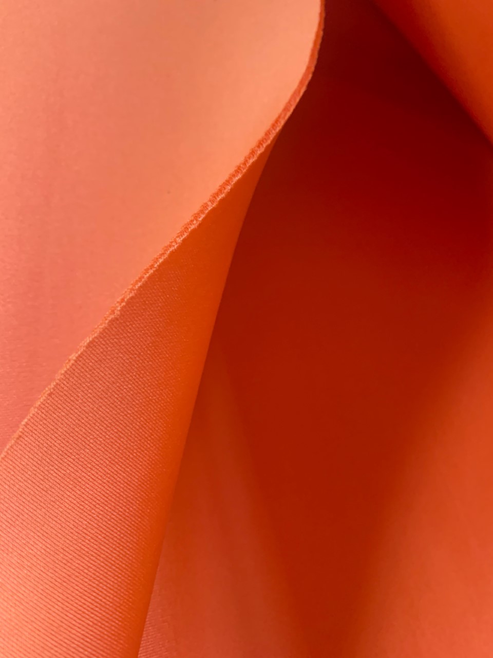 58/60" Orange Neoprene Scuba Fabric BTY - 90% Poly 10% Spandex