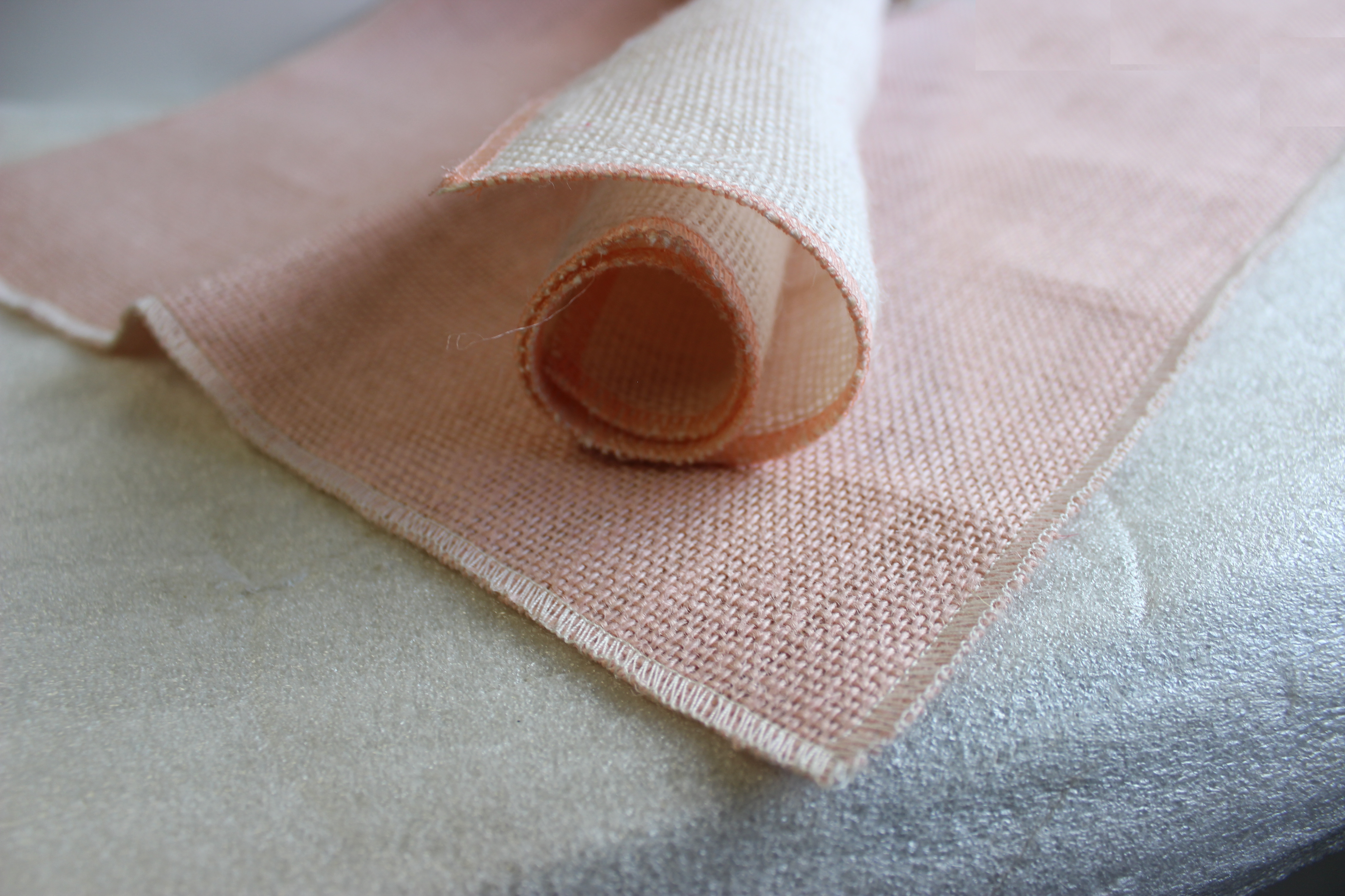 Apricot/Peach Broadcloth Fabric 45" - By The Yard - Click Image to Close