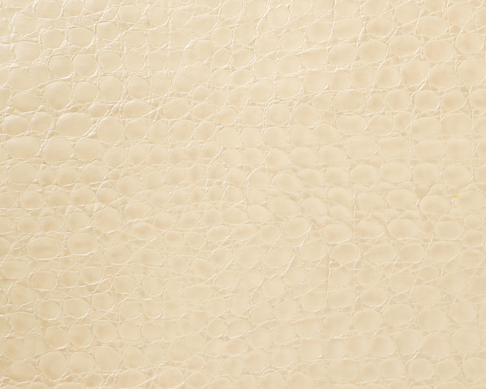 54" Pearl Crocco Faux Leather Fabric - By The Yard