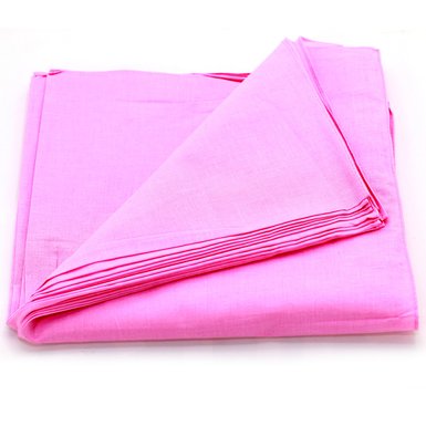 Pink Bandanas - Solid Color 22" X 22" (12 Pack)