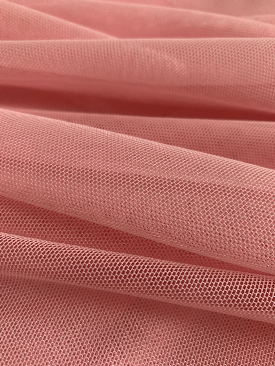 60" Baby Pink Power Mesh Fabric 80% Poly 20% Spandex Per Yard