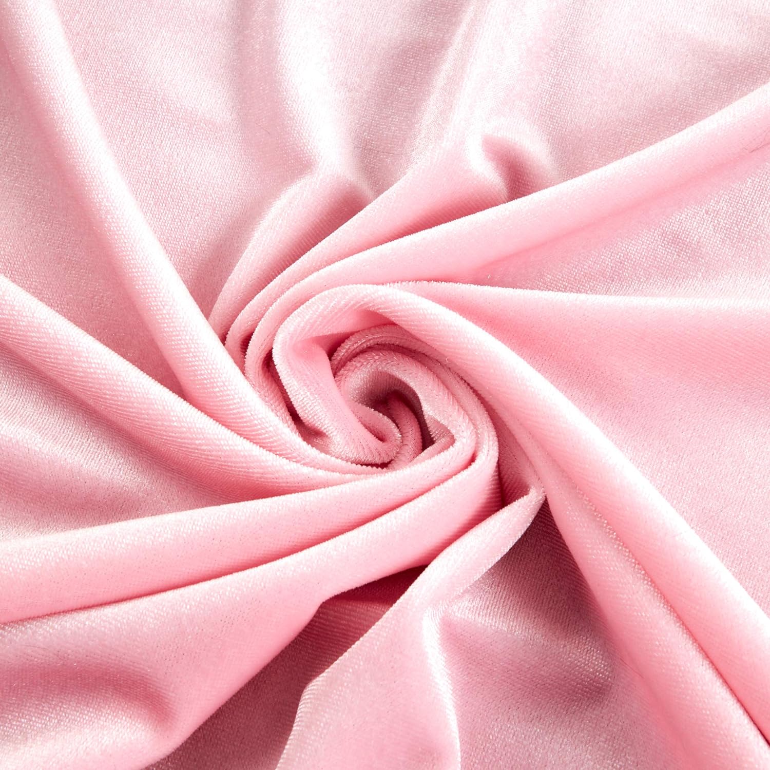58/60" Pink Stretch Velvet Fabric 60 Yard Roll (Free Shipping)