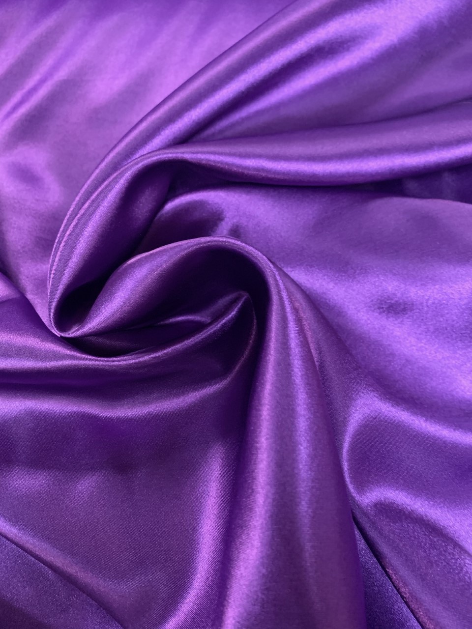 58/60" Purple Charmeuse Satin Fabric By The Yard