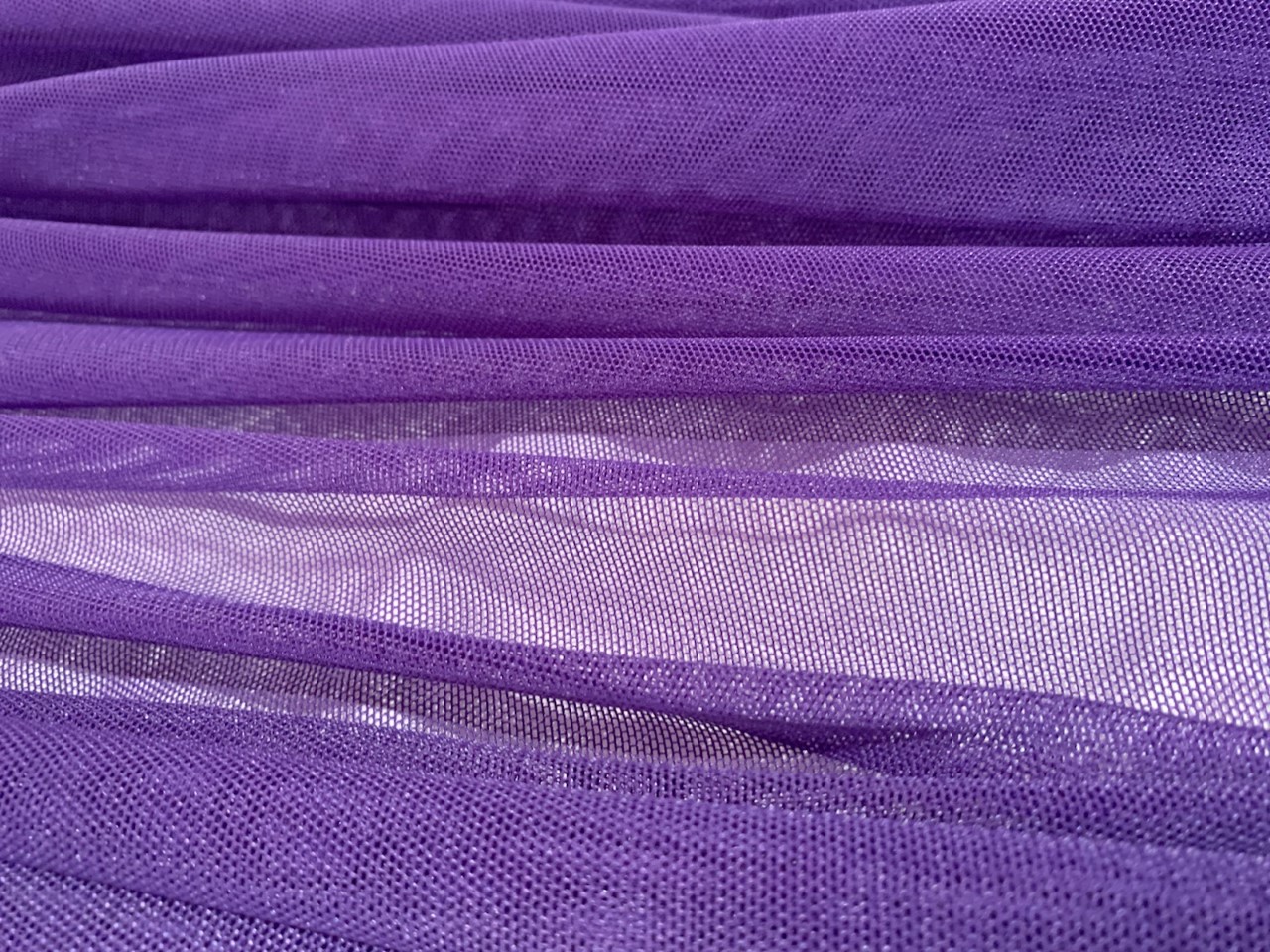 60" Purple Power Mesh Fabric 80% Poly 20% Spandex Per Yard