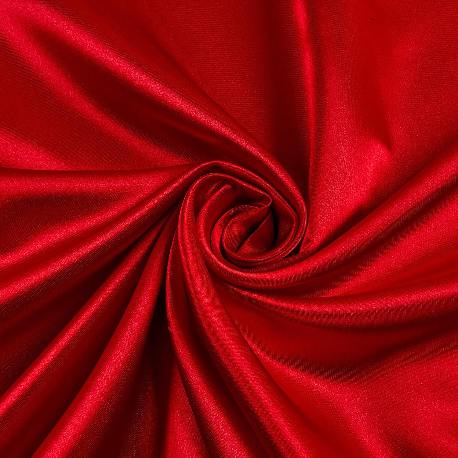 58/60" Red Bridal Satin Fabric 70 Yard Roll