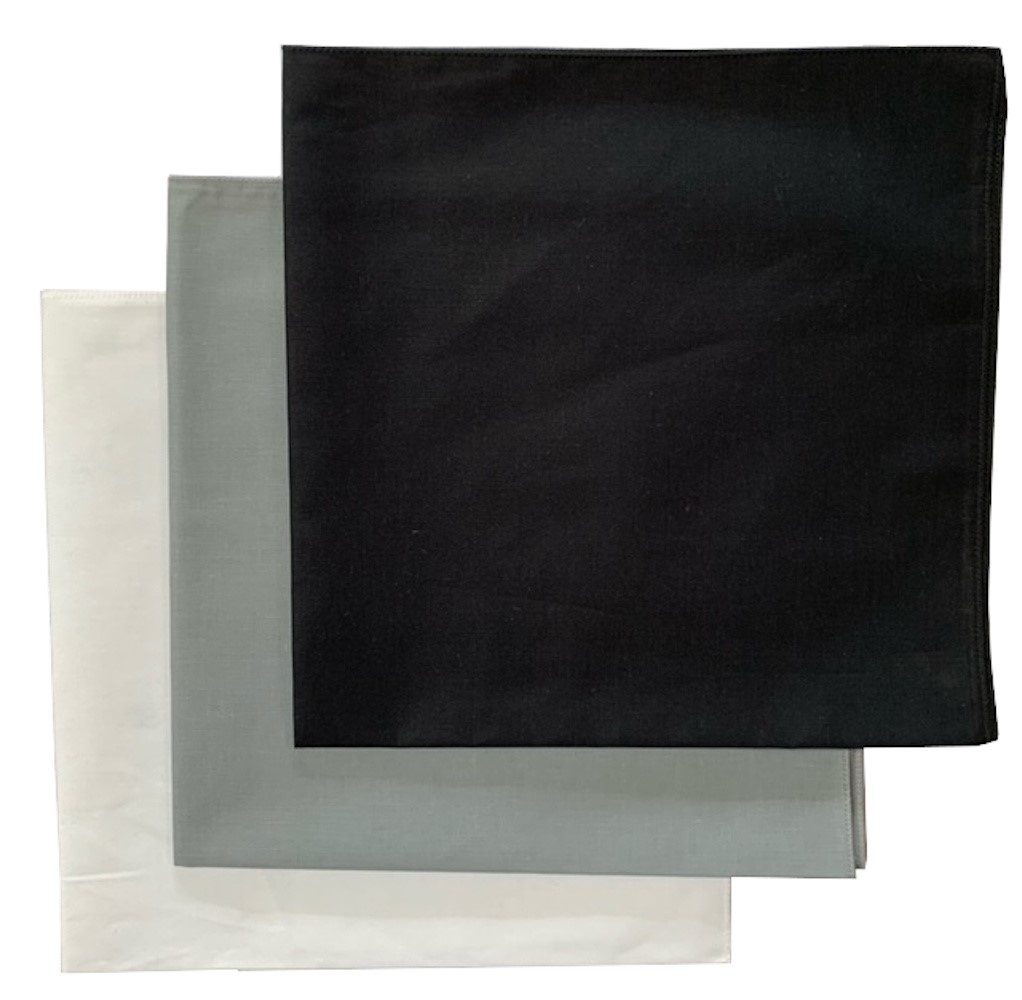 thumbnail image 2 of 100% Cotton Solid Bandana – 22 X 22 Inches – Wide Selection Of Colors Available 2 of 5