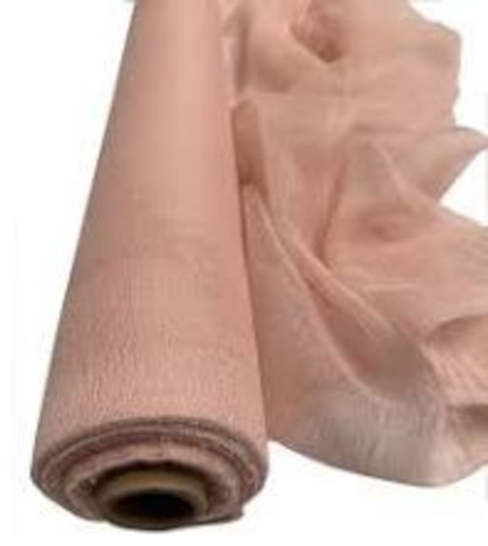 36" Wide Rose Gold Cheesecloth Sold By The Yard - 100% Cotton