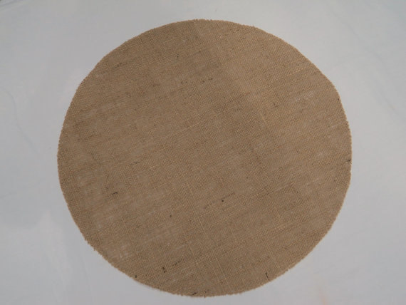 120" Round Burlap Tablecloth - Click Image to Close