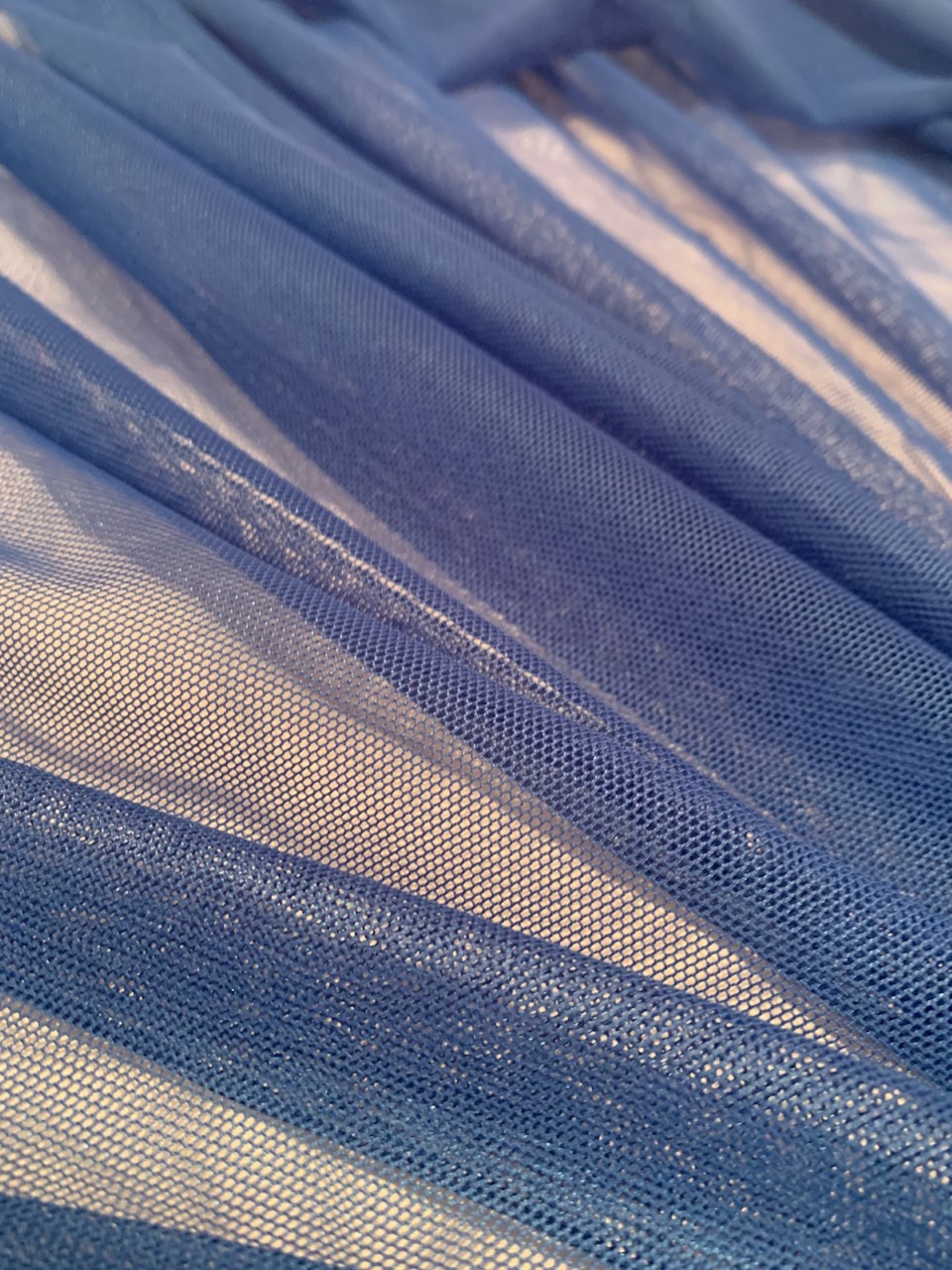 60" Royal Blue Power Mesh Fabric 80% Poly 20% Spandex Per Yard