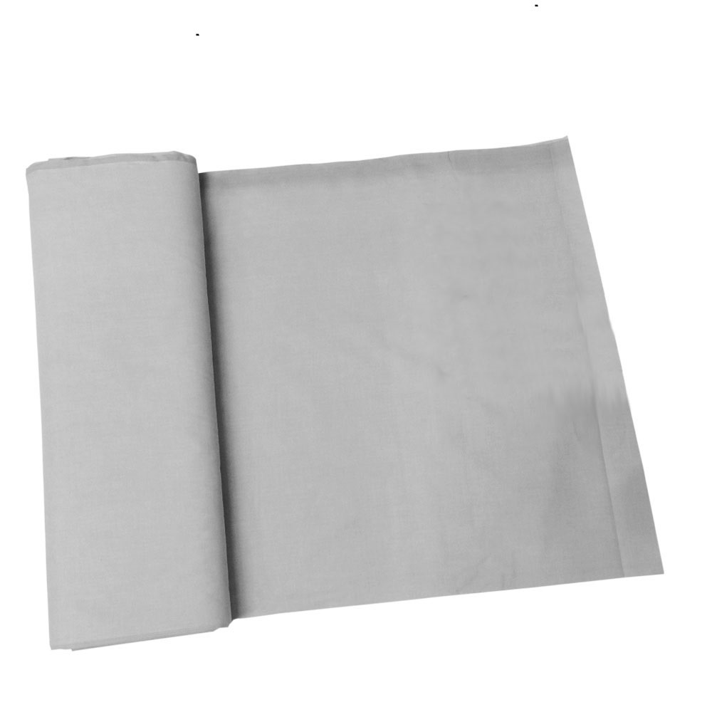 Silver Broadcloth Fabric 45" - Per Yard