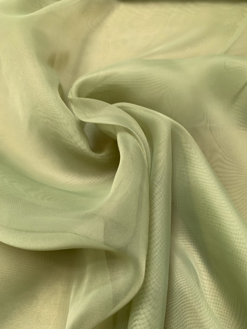 118" Sage Voile Fabric By The Yard