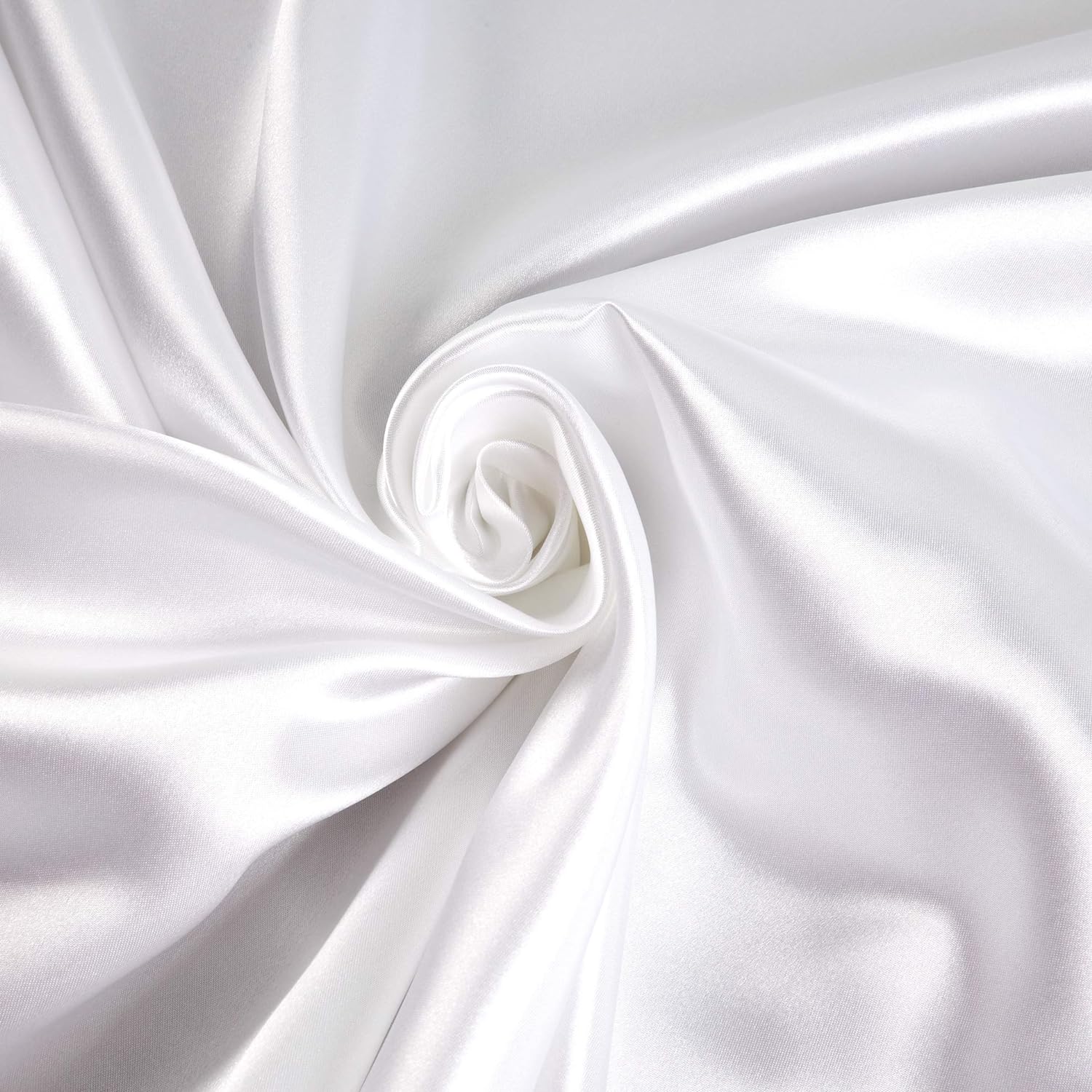 58/60" White Bridal Satin Fabric 70 Yard Roll (Free Shipping)